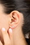 Heliophilia Silver Pendientes de Plata de Ley 925 con Zirconio